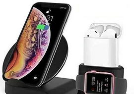 3 in 1 Wireless Fast Charger Stand Dock